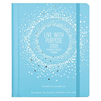 Peter Pauper Live with Purpose Weekly Planner 2025