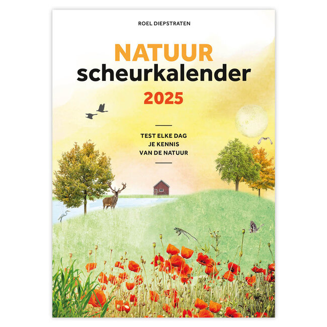 Nature tear-off calendar 2025