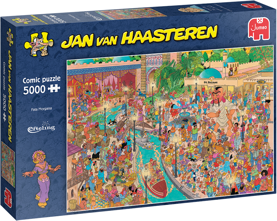 Jan van Haasteren - Efteling Fata Morgana Puzzel 5000 stukjes