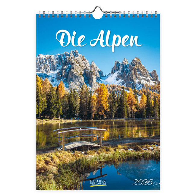 Korsch Verlag Alpen Kalender 2025