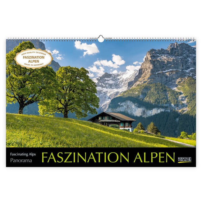 Korsch Verlag Faszination Alpes Calendario 2025