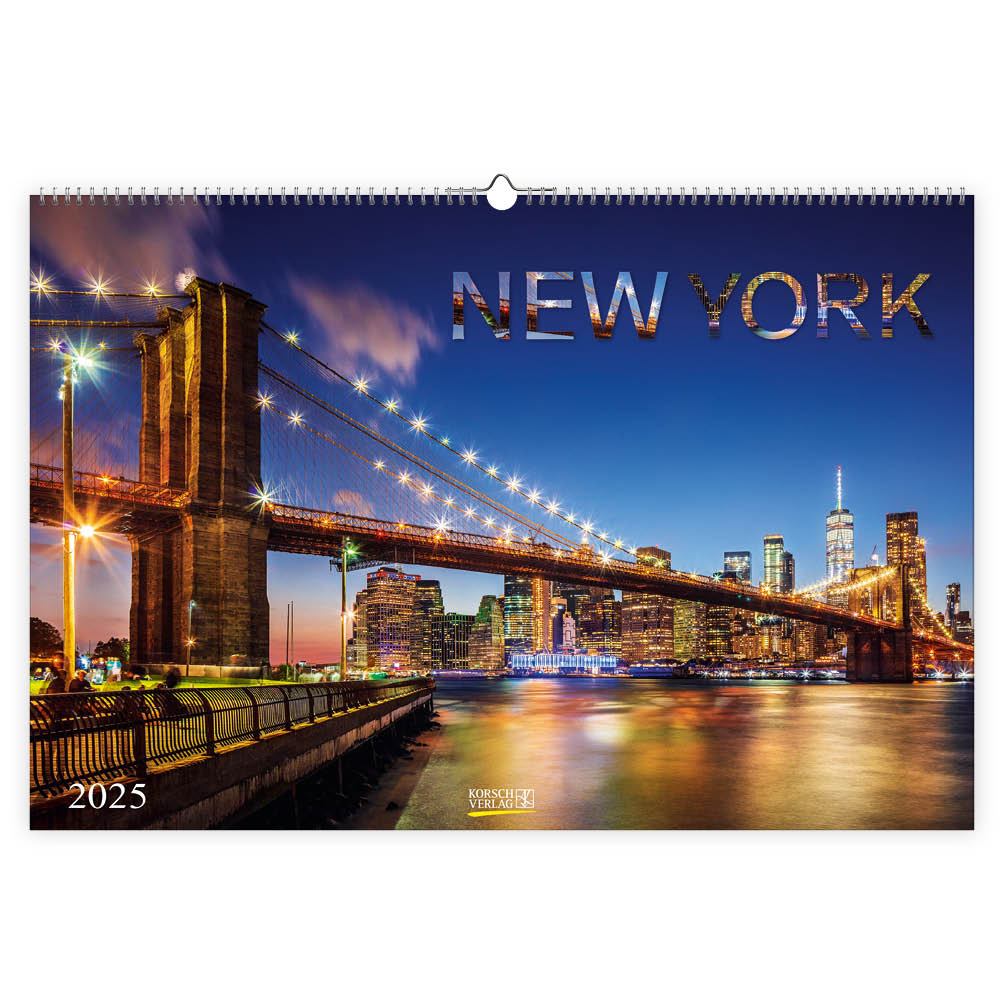 New York Kalender 2025 Panorama