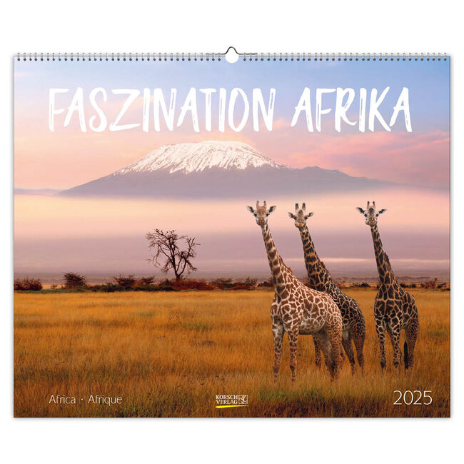 Korsch Verlag Fascination Africa Calendar 2025