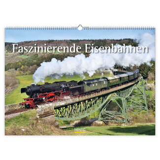 Korsch Verlag Fascinant Calendrier Eisenbahnen 2025