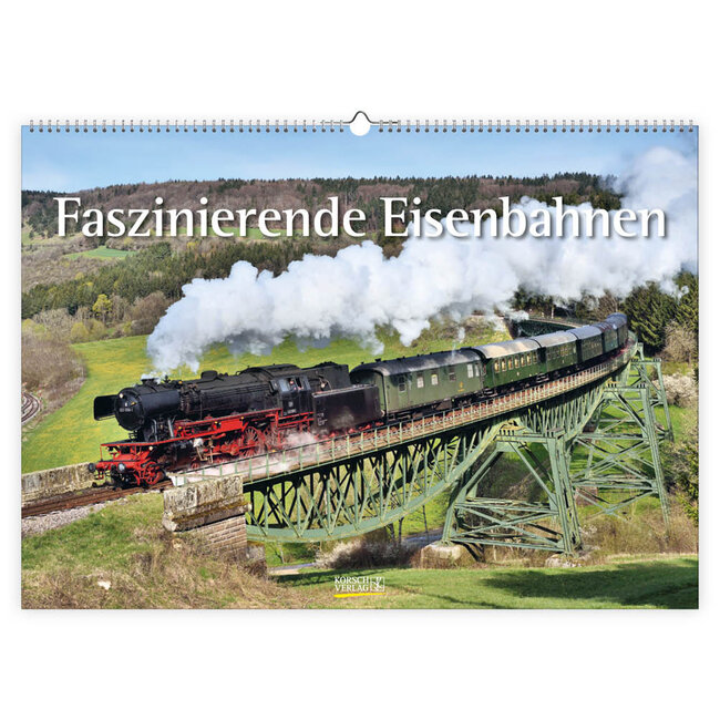 Korsch Verlag Fascinerende Eisenbahnen Kalender 2025