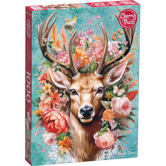 CherryPazzi Flower Deer Puzzel 1000 Stukjes