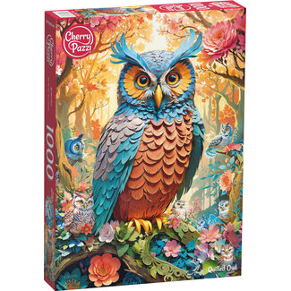 CherryPazzi Puzzle Quilled Owl 1000 pezzi