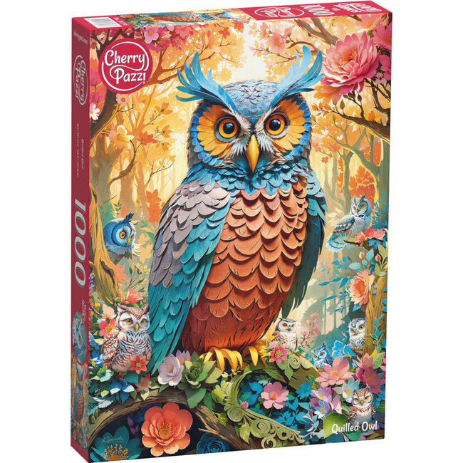 CherryPazzi Quilled Owl Puzzle 1000 Teile
