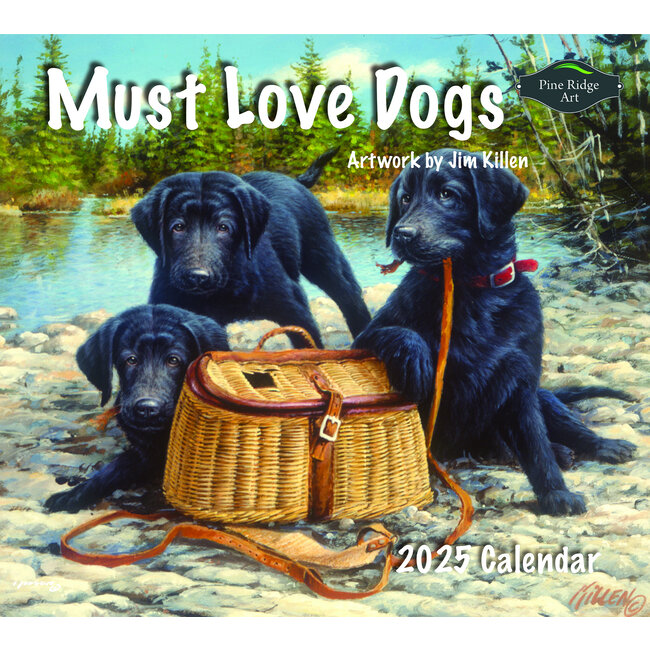 Calendario Must Love Dogs 2025