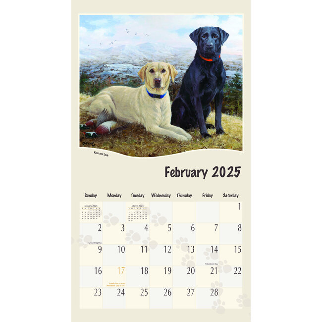 National Dog Calendar 2025 Printable Dione Frankie