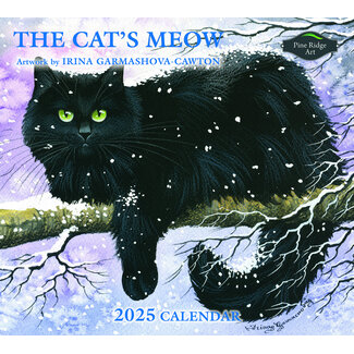 Pine Ridge Le calendrier "The Cat's Meow" (Le miaulement du chat) 2025