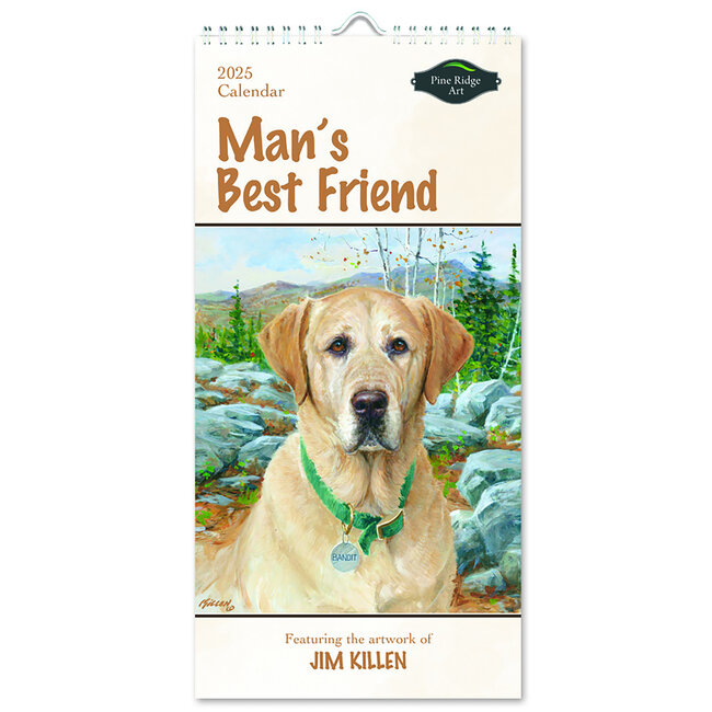 Pine Ridge Man's Best Friend Calendar 2025