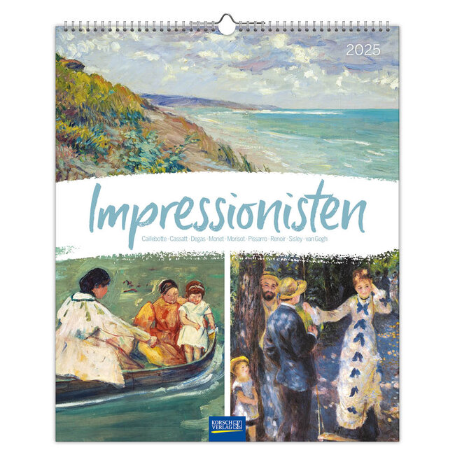 Calendario degli impressionisti 2025
