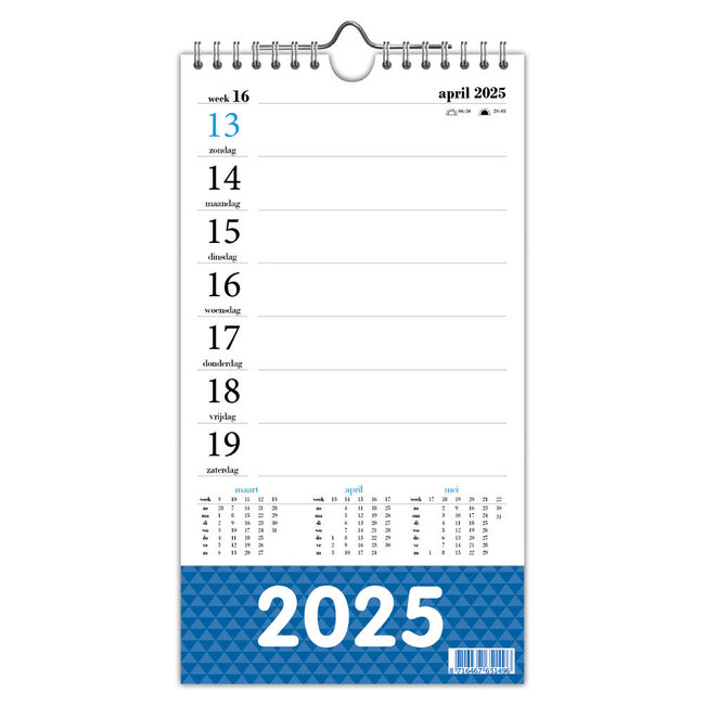 Copertina Calendario settimanale 2025