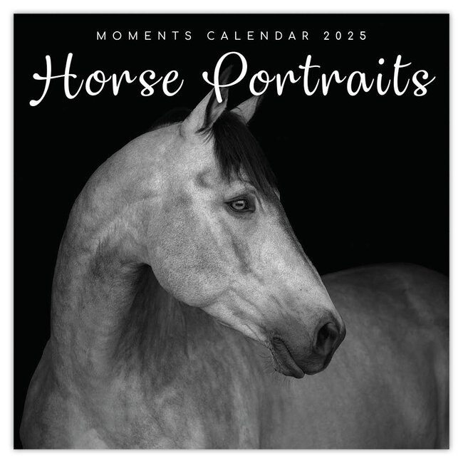 The Gifted Stationary Retratos de caballos Calendario 2025