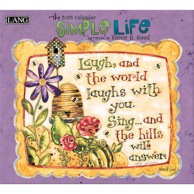 LANG Simple Life Calendar 2025