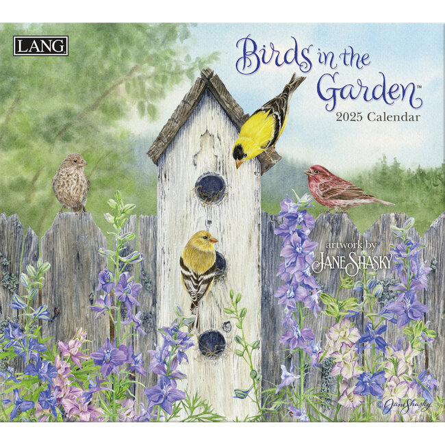 Birds in the Garden Calendar 2025