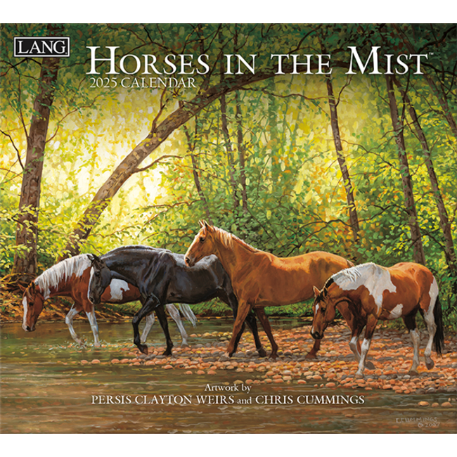 Horses in the Mist Calendar 2025