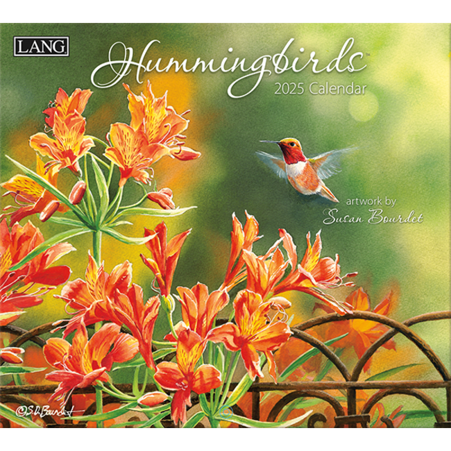 LANG Hummingbirds Calendar 2025
