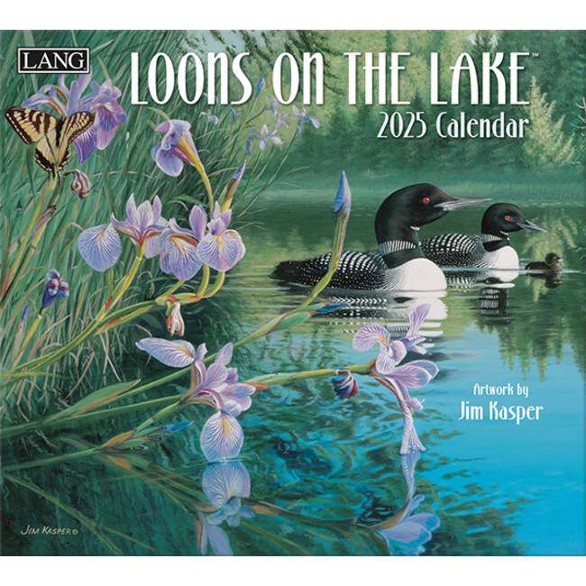 LANG Loons on the Lake Calendario 2025