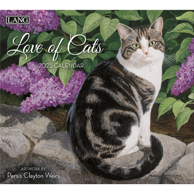LANG Love of Cats Kalender 2025