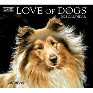 LANG Love of Dogs Calendar 2025