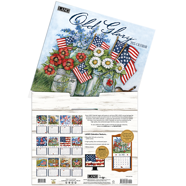 Old Glory Kalender 2025 Kopen? Art Work van Susan Winget