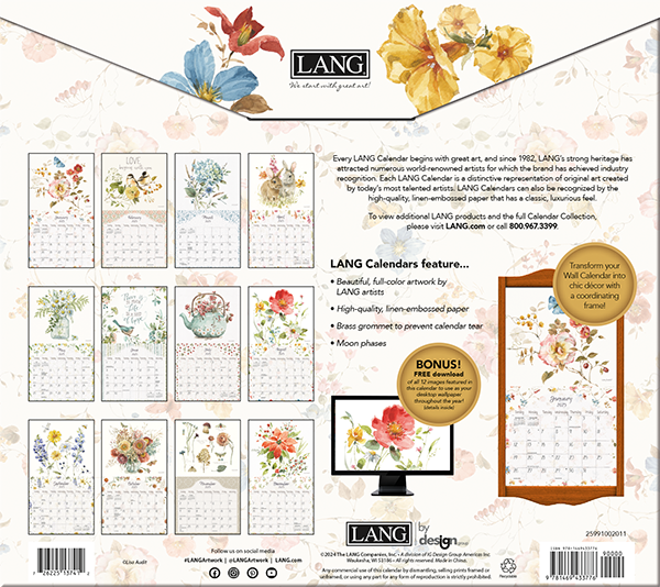 Watercolor Seasons Kalender 2025 Kalenderwinkel.nl