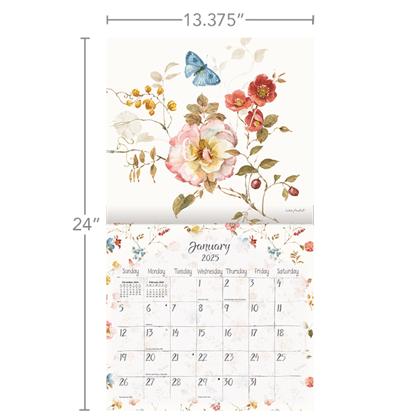 Watercolor Seasons Kalender 2025 Kalenderwinkel.nl