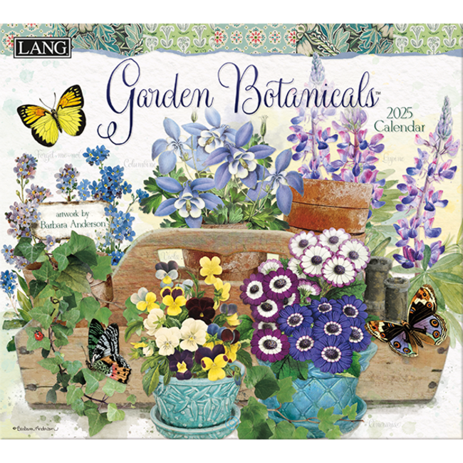 Garden Botanicals Calendar 2025