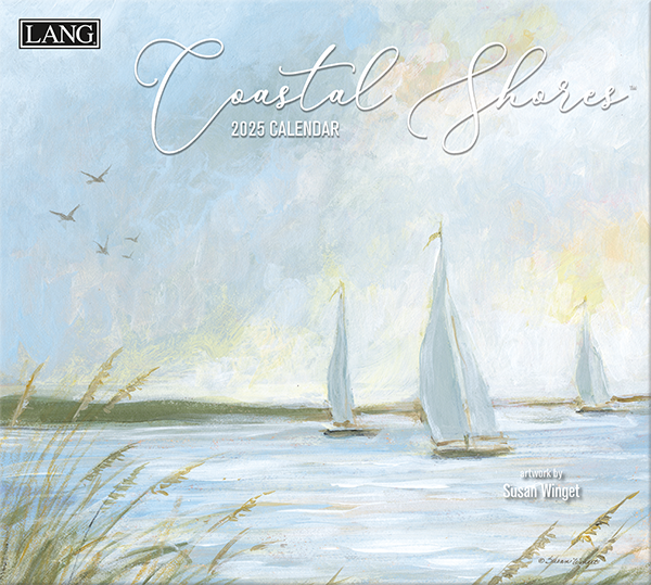 Comprar el calendario Coastal Shores 2025 Obra de arte de Susan