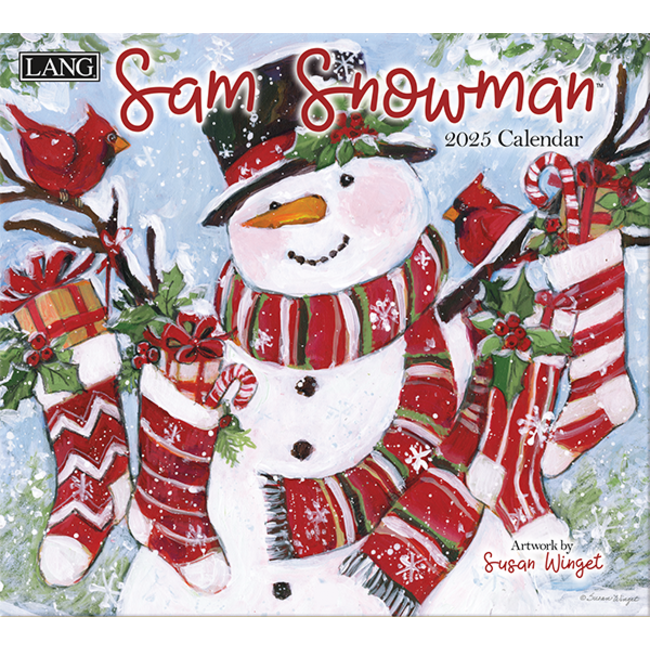 Sam Snowman Calendar 2025