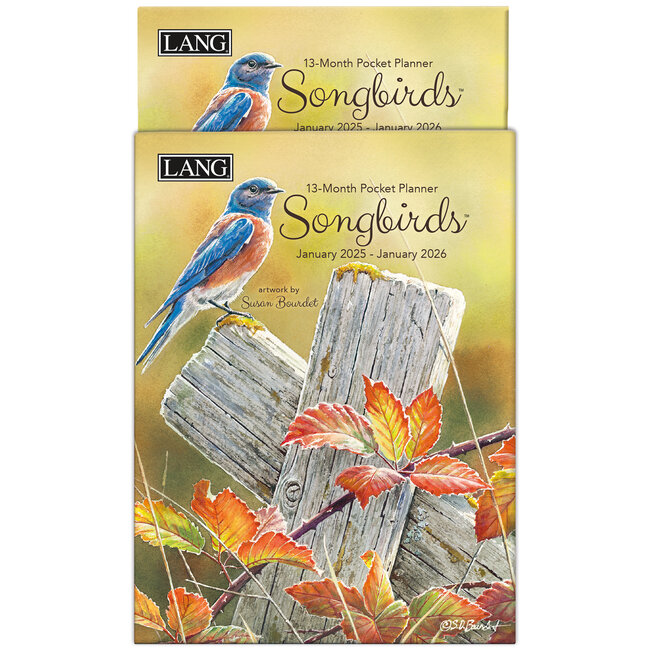 Agenda de bolsillo Songbirds 2025