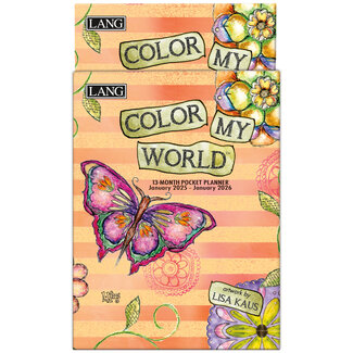 LANG Color my World Pocket Agenda 2025