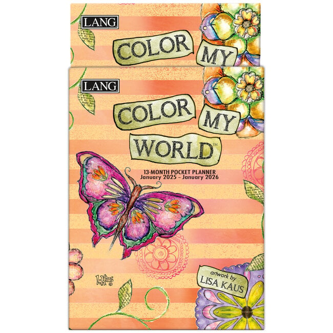 Color my World  Pocket Agenda 2025