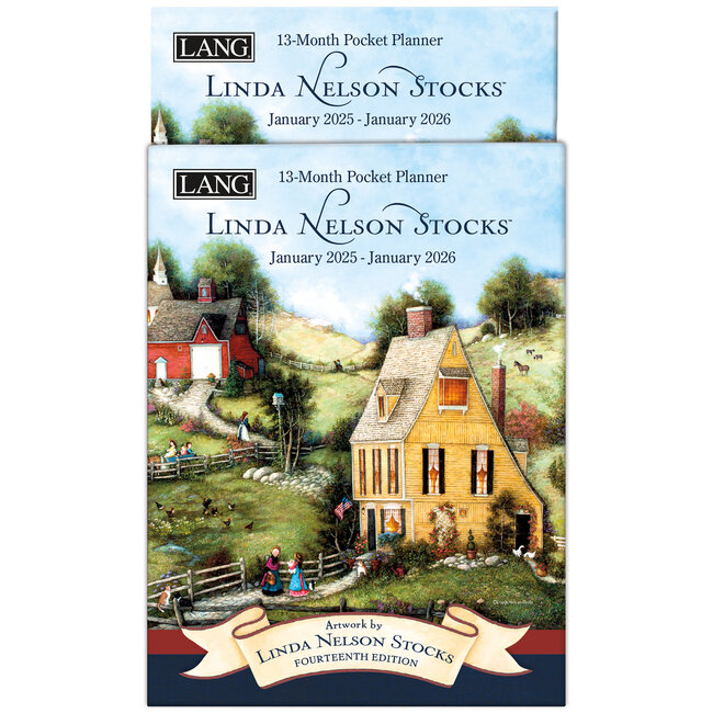 LANG Linda Nelson Stocks Pocket Diary 2025