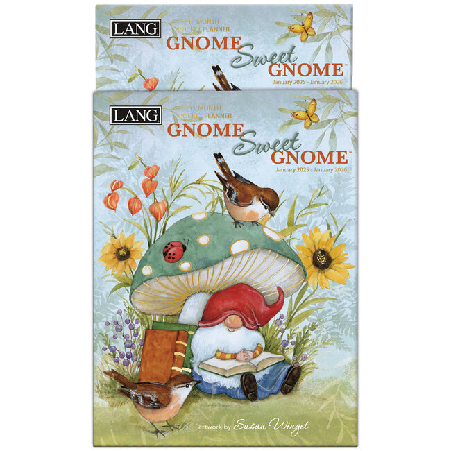 LANG Agenda tascabile Gnome Sweet Gnome 2025
