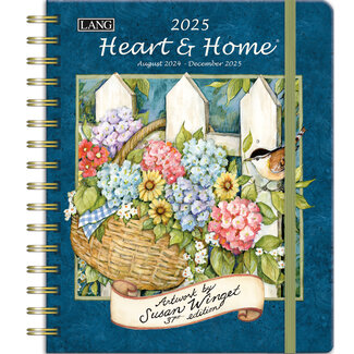 LANG Corazón y Hogar Deluxe Planner 2025