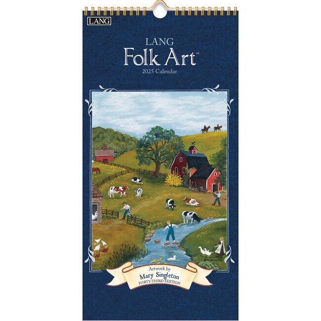 Folk Art Calendar 2025 Small