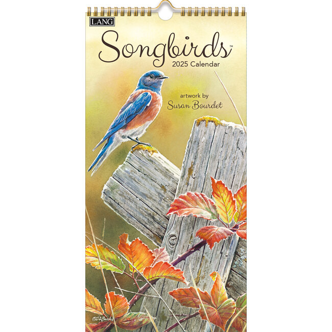 LANG Calendrier Songbirds 2025 Petit