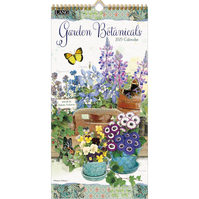 LANG Garden Botanicals Calendar 2025 Small