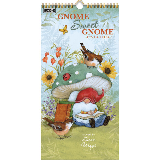 LANG Calendario Gnome Sweet Gnome 2025 Pequeño