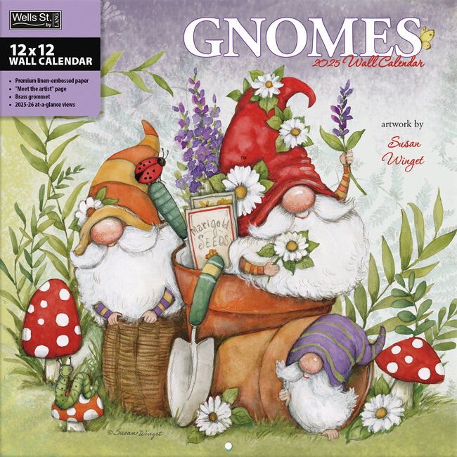 Gnomes Calendar 2025