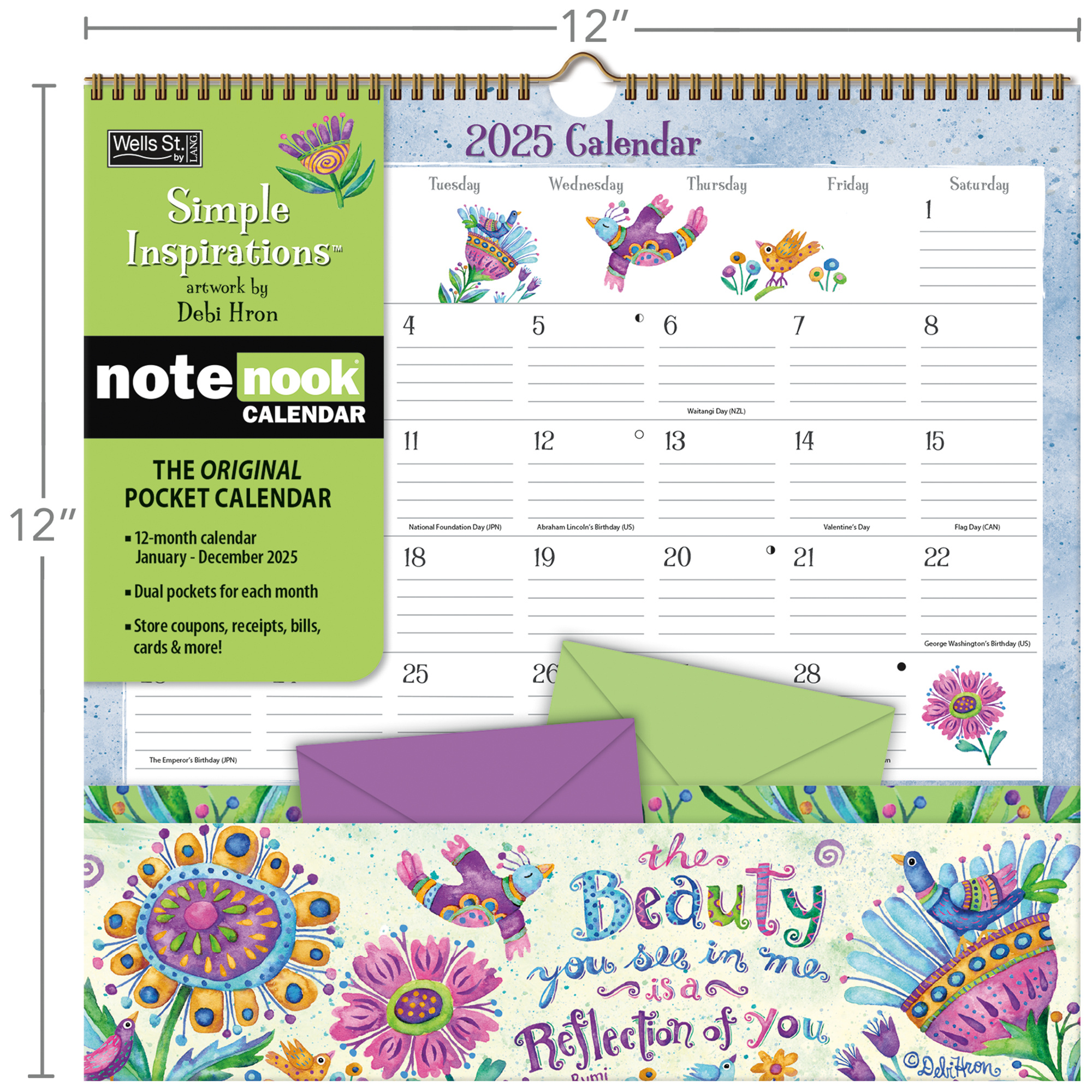 Simple Inspirations Pocket Note Nook Kalender 2025 Kopen