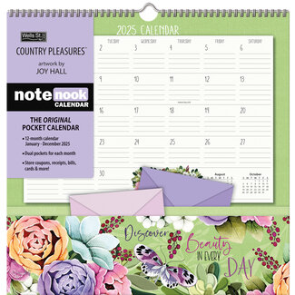 LANG Country Pleasures Note Nook Calendar 2025