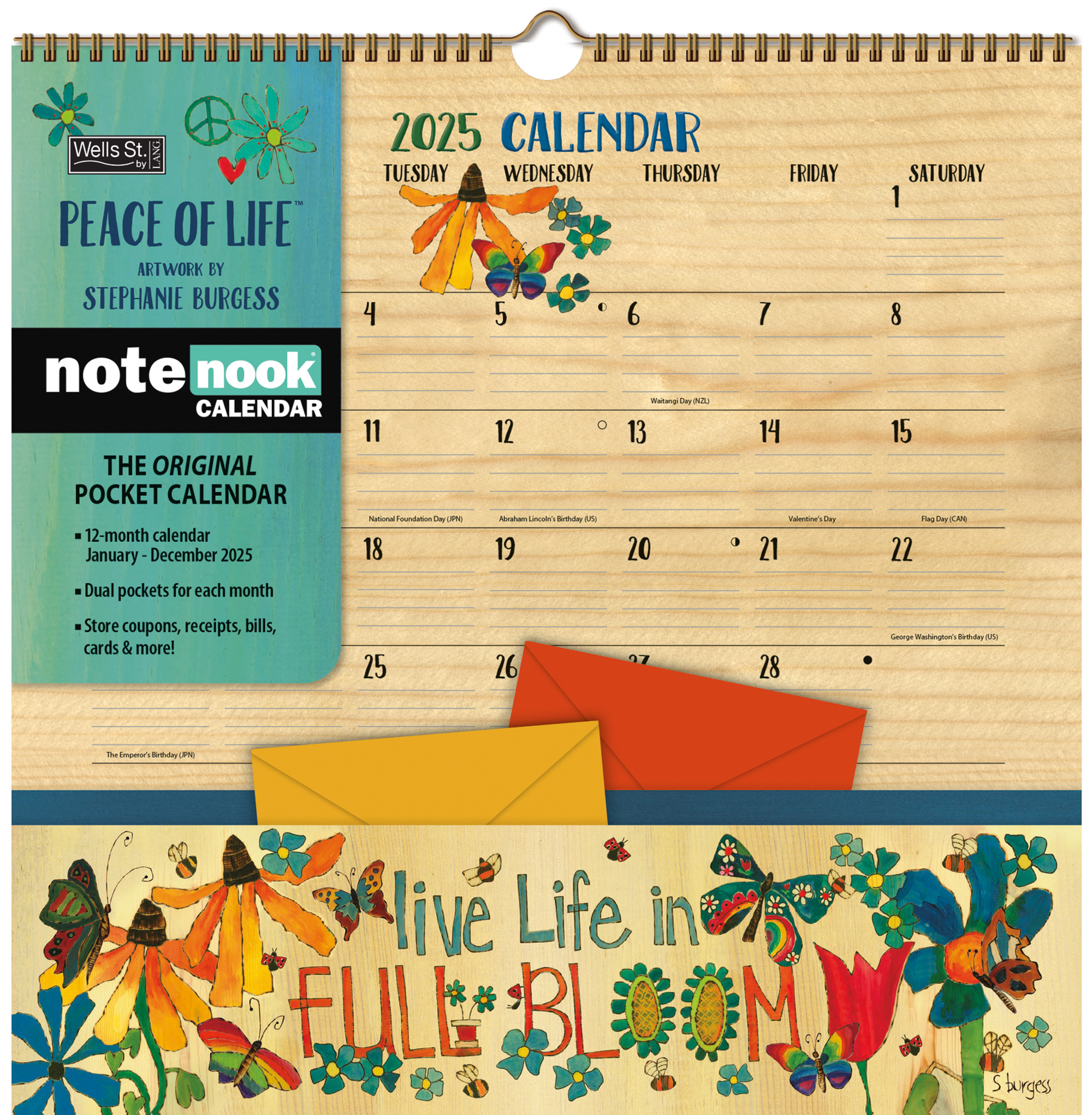 Peace of Life Note Nook Kalender 2025