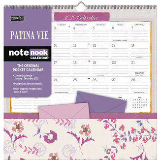 LANG Calendario Patina Vie Pocket Note Nook 2025