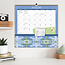 Expressions abstraites Note de poche Calendrier Nook 2025