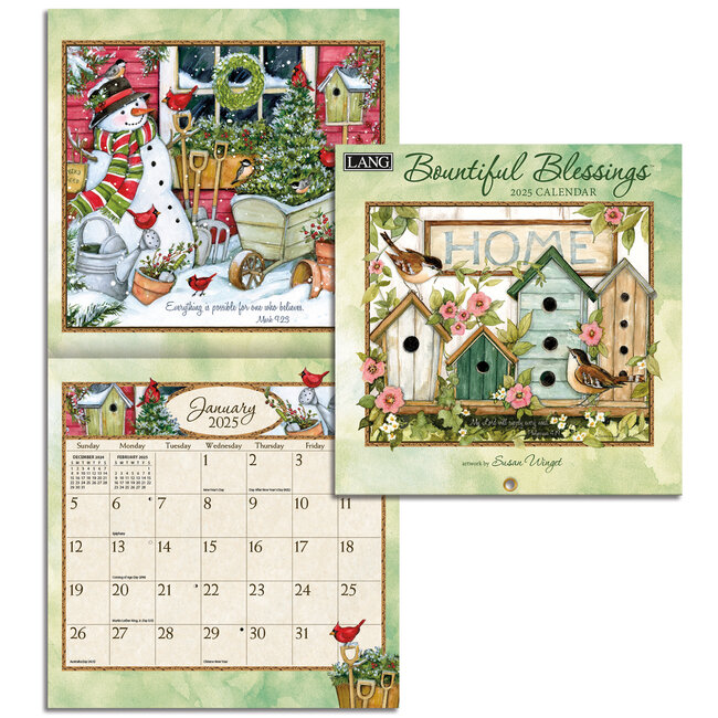 Bountiful Blessings Mini Calendar 2025