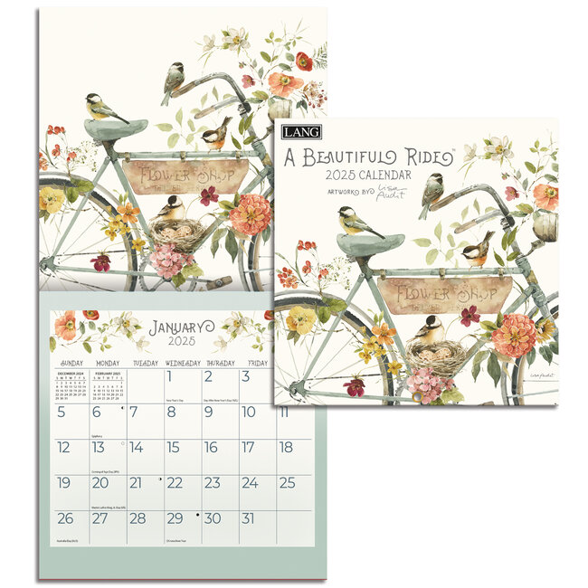 Mini calendario A Beautiful Ride 2025